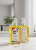 X-pert Organic Hand Wash bottle - Herbal hand soap with aloe vera and coconut extracts, chemical-free formula